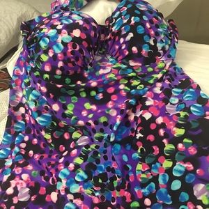 Smart and Sexy Tankini Top Multicolor 40 D 2 piece